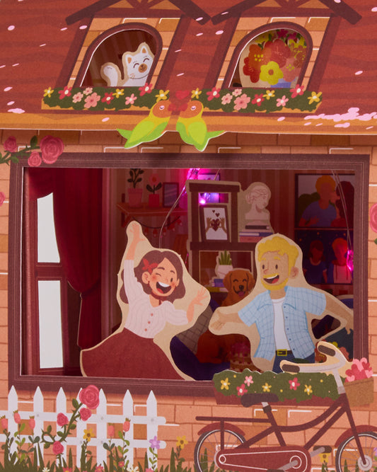 Young Couple Anniversary Card with Music Can’t Help Falling in Love